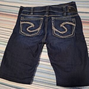 Silver Jeans Women's Boot Cut in Dark Blue